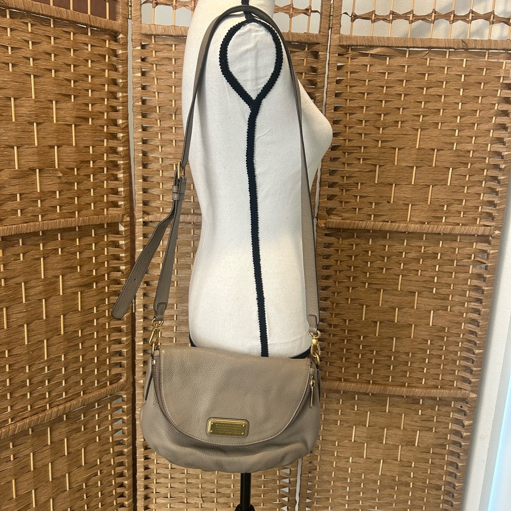 Marc by Marc Jacobs taupe  Leather Crossbody Bag